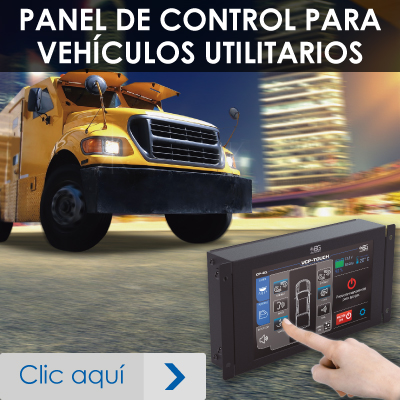 Panel de control para vehiculos utilitarios VCP