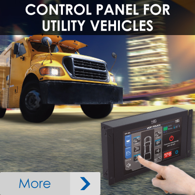 Control panel for vehicles